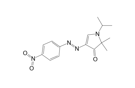 3H-Pyrrol-3-one, 1,2-dihydro-2,2-dimethyl-1-(1-methylethyl)-4-[(4-nitrophenyl)azo]-