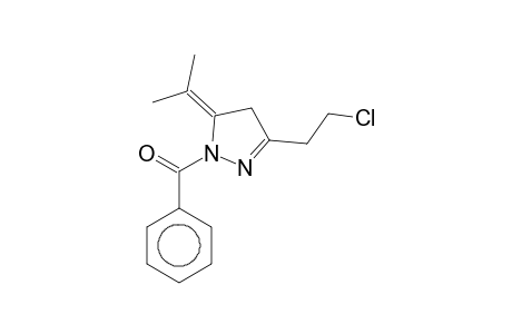 1-Benzoyl-3-(2-chloroethyl)-5-(1-methylethylidene)-4,5-dihydro-1H-pyrazole