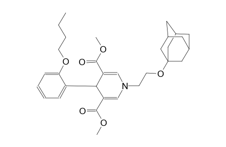 1-[2-(1-adamantyloxy)ethyl]-4-(2-butoxyphenyl)-4H-pyridine-3,5-dicarboxylic acid dimethyl ester