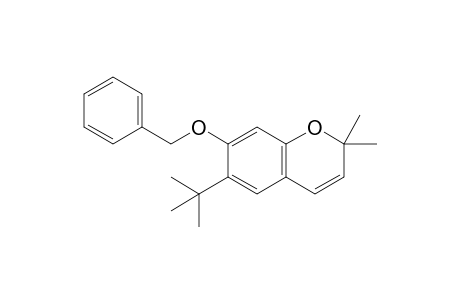 7-[Benzyloxy]-6-(t-butyl)-2,2-dimethyl-chromene