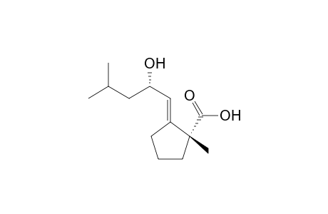 (E)-2-(2-Oxo-2-isobutylethylidene)-1-methylcyclopentanecarboxylic Acid