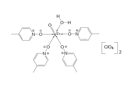 OXOAQUO[TETRAKIS(4-PICOLINE 1-OXIDE)]VANADIUM DIPERCHLORATE