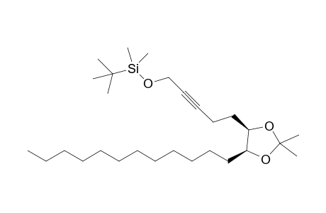 (6R,7S)-1-(tert-Butyldimethylsilyloxy)-6,7-O-isopropylidene-2-nonadecyne-6,7-diol