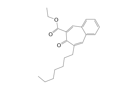 Ethyl 6-Heptylbenzotropo-7-one-8-carboxylate