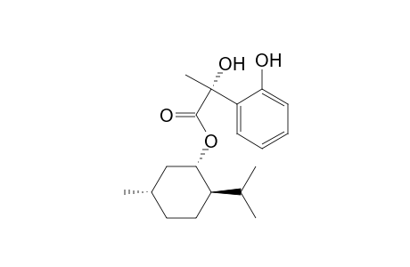 Benzeneacetic acid, .alpha.,2-dihydroxy-.alpha.-methyl-, 5-methyl-2-(1-methylethyl)cyclohexyl ester, [1R-[1.alpha.(R*),2.beta.,5.alpha.]]-