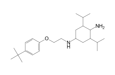 1,4-Cyclohexanediamine, N4-[2-[4-(1,1-dimethylethyl)phenoxy]ethyl]-2,6-bis(1-methylethyl)-