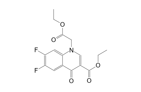 1-quinolineacetic acid, 3-(ethoxycarbonyl)-6,7-difluoro-1,4-dihydro-4-oxo-, ethyl ester