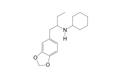 N-Cyclohexyl-1-(3,4-methylenedioxyphenyl)butan-2-amine