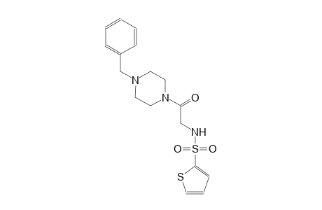 2-thiophenesulfonamide, N-[2-oxo-2-[4-(phenylmethyl)-1-piperazinyl]ethyl]-