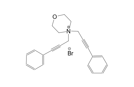 4,4-bis(3-phenyl-2-propynyl)morpholin-4-ium bromide