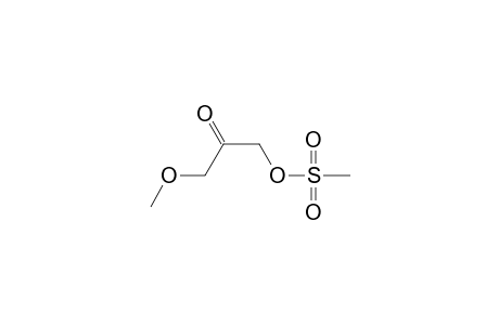 (3-methoxy-2-oxidanylidene-propyl) methanesulfonate