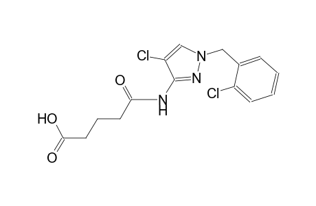 5-{[4-chloro-1-(2-chlorobenzyl)-1H-pyrazol-3-yl]amino}-5-oxopentanoic acid