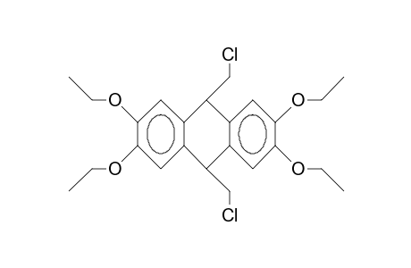 cis-9,10-Bis(chloromethyl)-2,3,6,7-tetraethoxy-9,10-dihydro-anthracene