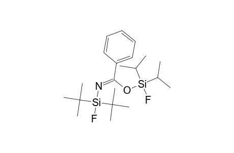 N-(DI-TERT.-BUTYLFLUORSILYL)-1-(DIISOPROPYLFLUORSILOXY)-1-PHENYLMETHANIMIN