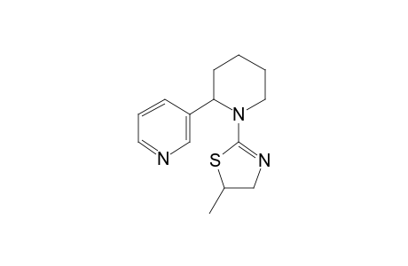 3-[1-(5-Methyl-4,5-dihydro-1,3-thiazol-2-yl)piperidin-2-yl]pyridine