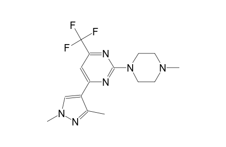 pyrimidine, 4-(1,3-dimethyl-1H-pyrazol-4-yl)-2-(4-methyl-1-piperazinyl)-6-(trifluoromethyl)-