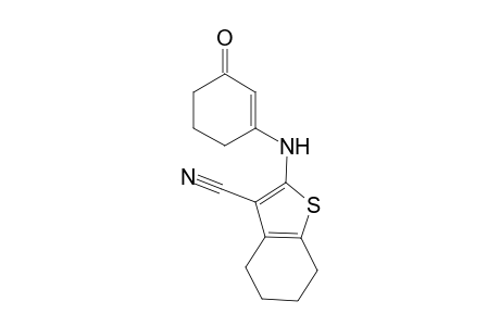 2-[(3-ketocyclohexen-1-yl)amino]-4,5,6,7-tetrahydrobenzothiophene-3-carbonitrile