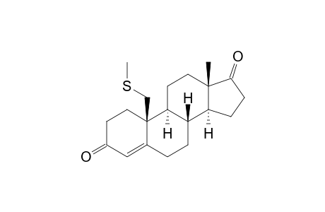 Androst-4-ene-3,17-dione, 19-(methylthio)-