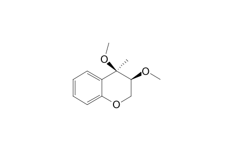 cis-3,4-Dimethoxy-4-methyl-3,4-dihydro-2H-chromene