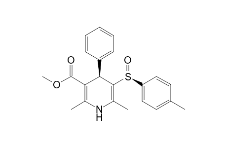 (4R)-2,6-dimethyl-4-phenyl-5-[(S)-p-tolylsulfinyl]-1,4-dihydropyridine-3-carboxylic acid methyl ester