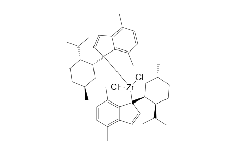 BIS-(1-NEOMENTHYL-4,7-DIMETHYLINDENYL)-ZIRCONIUM-DICHLORIDE;CONFORMER-B