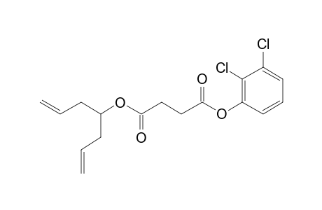 Succinic acid, 2,3-dichlorophenyl hept-1,6-dien-4-yl ester