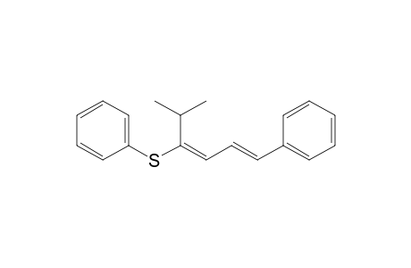 Benzene, [[1-(1-methylethyl)-4-phenyl-1,3-butadienyl]thio]-, (Z,E)-