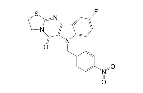 Thiazolo[3',2':1,2]pyrimido[5,4-b]indol-5(6H)-one, 9-fluoro-2,3-dihydro-6-[(4-nitrophenyl)methyl]-
