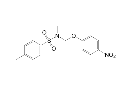 N-methyl-N-[(p-nitrophenoxy)methyl]-p-toluenesulfonamide