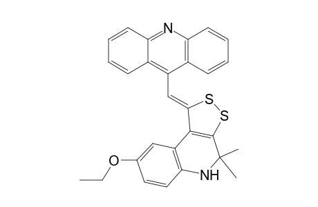 1-(9-Acridinylmethylene)-4,4-dimethyl-4,5-dihydro-1H-[1,2]dithiolo[3,4-c]quinolin-8-yl ethyl ether