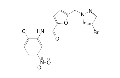 5-[(4-bromo-1H-pyrazol-1-yl)methyl]-N-(2-chloro-5-nitrophenyl)-2-furamide