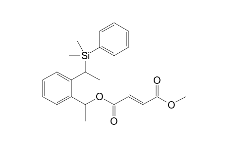 1-{2-[1-Dimethyl(phenyl)silylethyl]phenyl}ethyl methyl fumarate