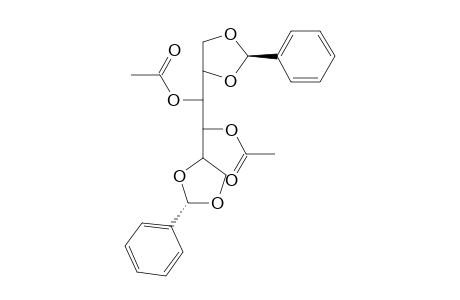 D-Mannitol, 1,2:5,6-bis-o-(phenylmethylene)-, diacetate, [1(S),5(S)]-