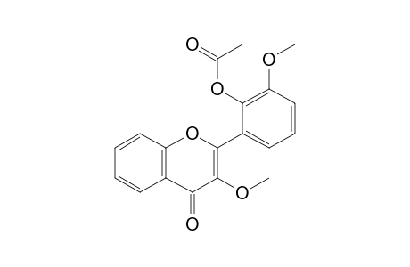 2-(2-Acetoxy-3-methoxyphenyl)-3-methoxy-4H-chromen-4-one