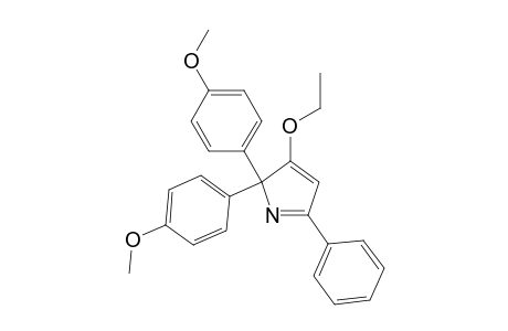 3-Ethoxy-2,2-bis(4'-methoxyphenyl)-5-phenyl-2H-pyrrole