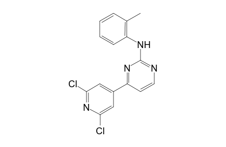 4-(2,6-Dichloropyridin-4-yl)-N-(2-methylphenyl)pyrimidin-2-amine