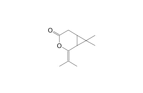 5-isopropylidene-7,7-dimethyl-4-oxabicyclo[4.1.0]heptan-3-one