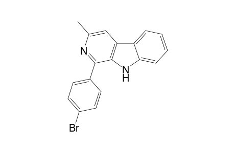 1-(4-Bromophenyl)-3-methyl-9H-.beta.-carboline