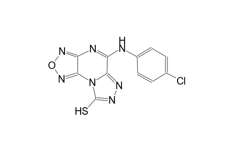 [1,2,5]oxadiazolo[3,4-e][1,2,4]triazolo[4,3-a]pyrazine-8-thiol, 5-[(4-chlorophenyl)amino]-