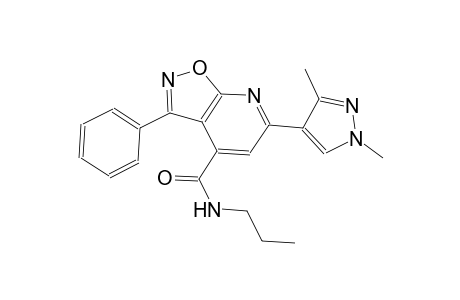 isoxazolo[5,4-b]pyridine-4-carboxamide, 6-(1,3-dimethyl-1H-pyrazol-4-yl)-3-phenyl-N-propyl-