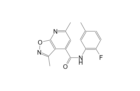 isoxazolo[5,4-b]pyridine-4-carboxamide, N-(2-fluoro-5-methylphenyl)-3,6-dimethyl-