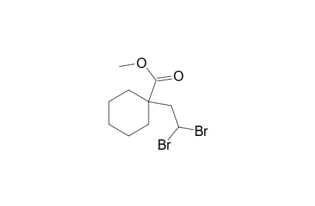 Cyclohexanecarboxylic acid, 1-(2,2-dibromoethyl)-, methyl ester