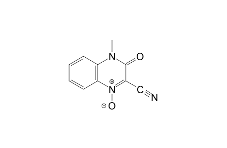 3,4,-DIHYDRO-4-METHYL-3-OXO-2-QUINOXALINECARBONITRILE, 1-OXIDE