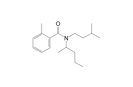 Benzamide, 2-methyl-N-(2-pentyl)-N-(3-methylbutyl)-