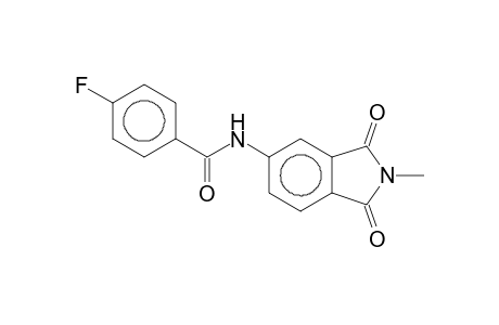 4-Fluoro-N-(2-methyl-1,3-dioxo-2,3-dihydro-1H-isoindol-5-yl)benzamide