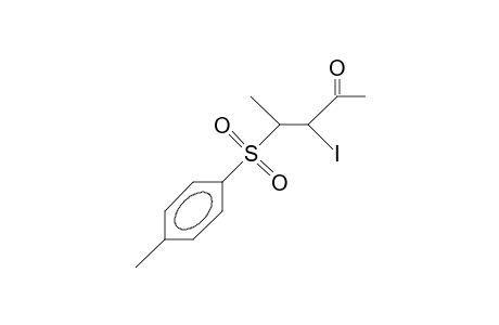 3-Iodo-4-(4-tolyl-sulfonyl)-pentan-2-one
