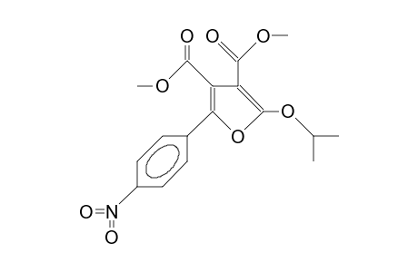 2-(4-Nitro-phenyl)-5-isopropoxy-furan-3,4-dicarboxylic acid, dimethyl ester