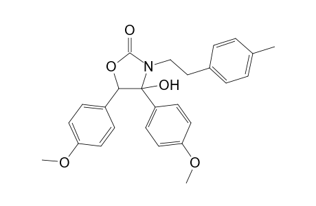 2(3H)-Oxazolone, dihydro-4-hydroxy-4-(4-methoxy-1,5-cyclohexadienyl)-5-(4-methoxy-2-cyclohexenyl)-3-[2-(4-methyl-2-cyclohexenyl)ethyl]-