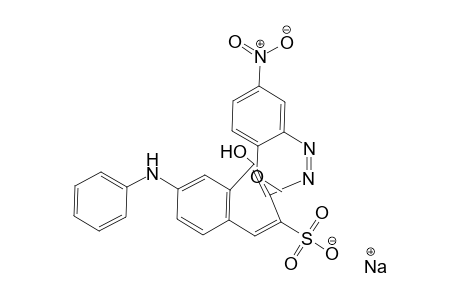 2-Naphthalenesulfonic acid, 4-hydroxy-3-[(2-methoxy-5-nitrophenyl)azo]-6-(phenylamino)-, monosodium salt