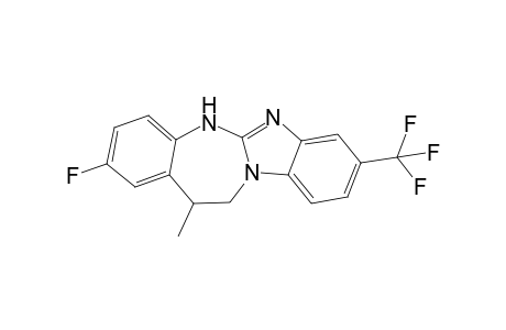 13-Methyl-2-fluoro-8-trifluoromethyl-12,13-Dihydro-5H-benzimidazo[2,3-b][1,3]benzodiazepine